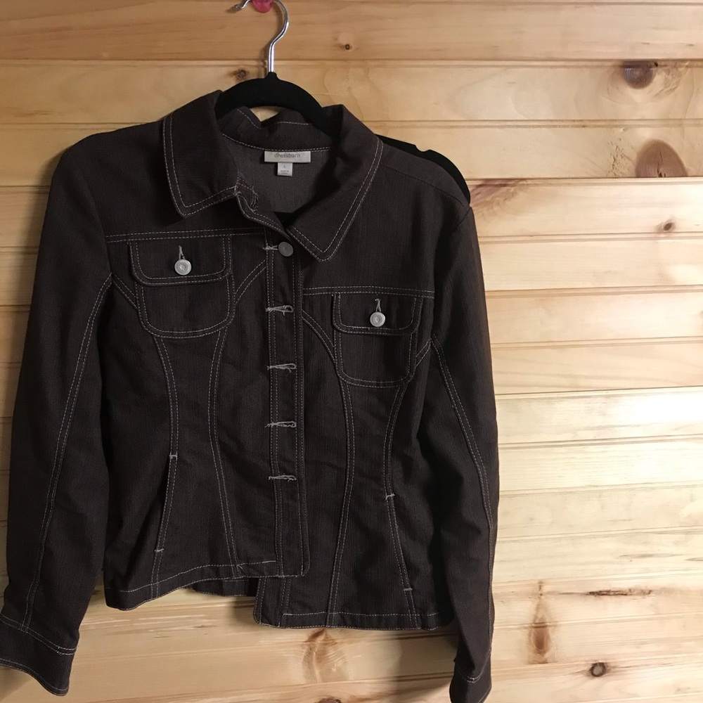 Brown jean jacket